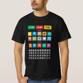 Engelsk autism AAC PECS-pekmeddelande 03 T Shirt