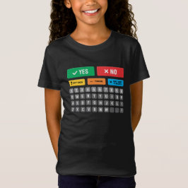 Engelsk autism AAC PECS-pekmeddelande 05 T Shirt