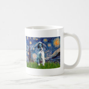 Engelsk bokstav (BW) - Starriärnatt Kaffemugg