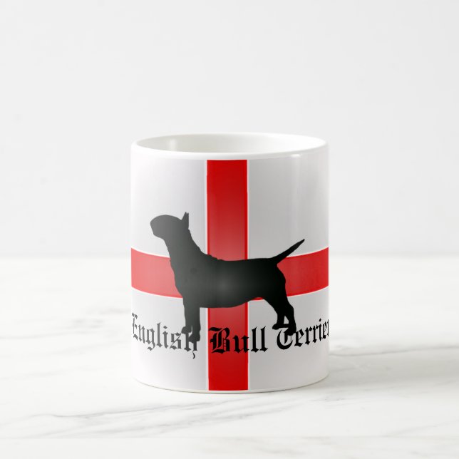Engelsk Bull Terrier 325 ml Classic White Mugg (Center)