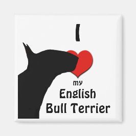 Engelsk Bull Terrier Fridge Magnet