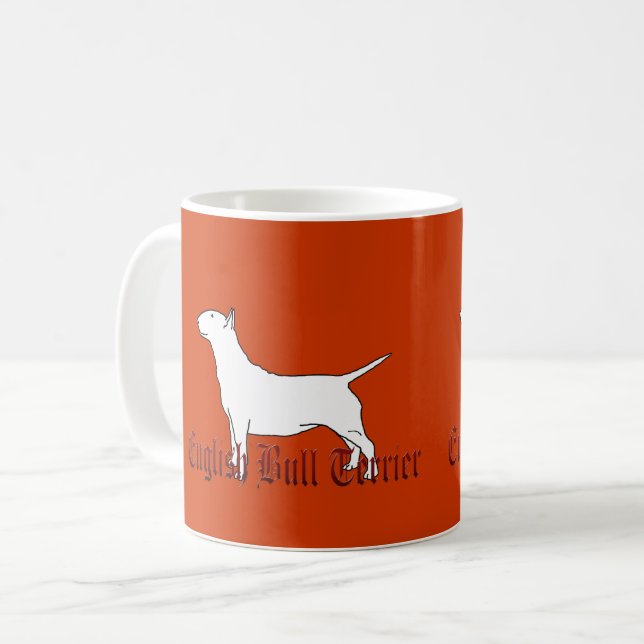 Engelsk Bull Terrier Products Coffee Mugg (Framsida vänster)