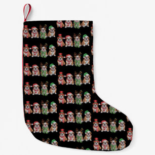 Engelsk Bulldog älskare jul hund mamma julpresent  Liten Julstrumpa