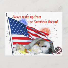 Engelsk bulldog - American Dream Vykort