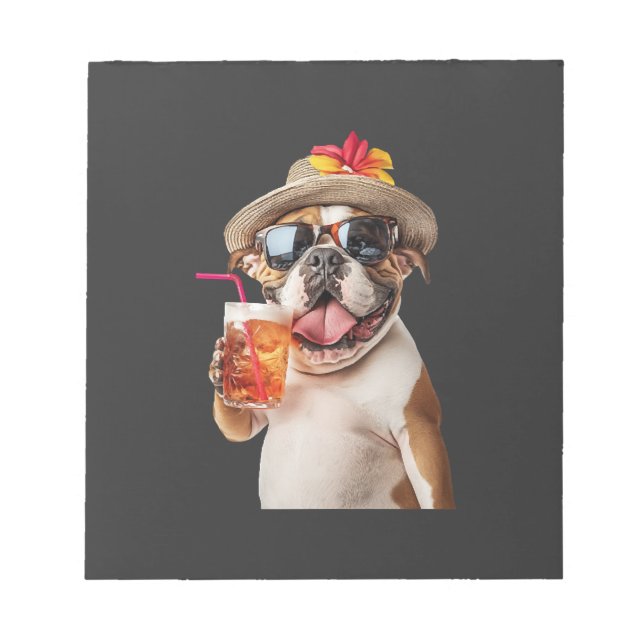 Engelsk Bulldog Anteckningsblock (Framsida)