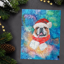 Engelsk bulldog Breed Hund jul Pussel