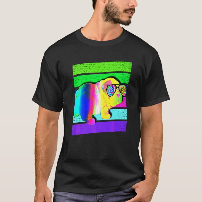 Engelsk bulldog Design English Bull Dog T Shirt (Framsida)