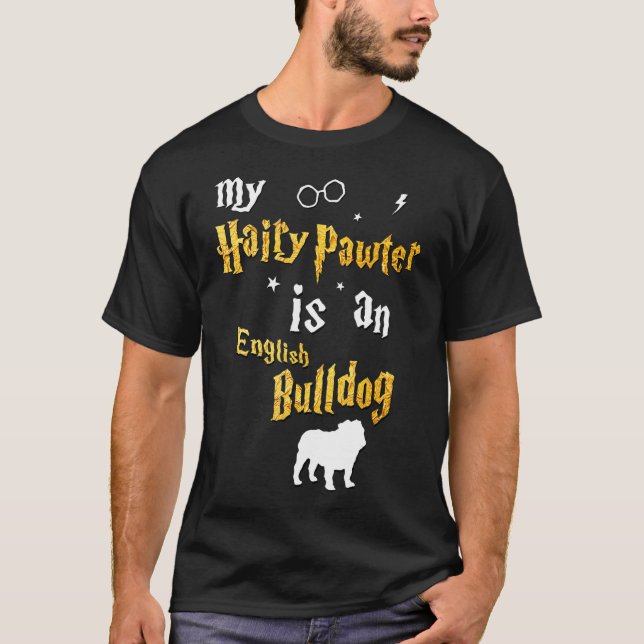 Engelsk bulldog English Bulldog T Shirt (Framsida)
