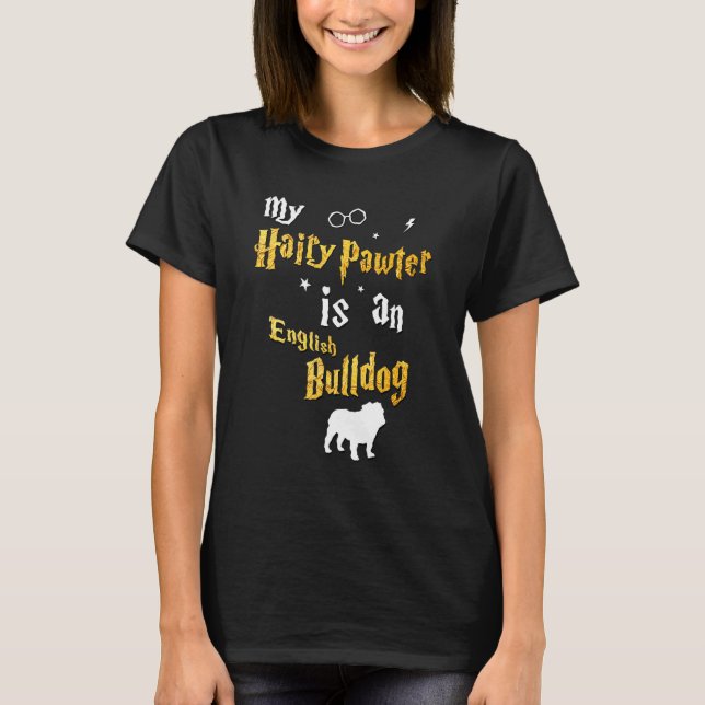 Engelsk bulldog English Bulldog T Shirt (Framsida)
