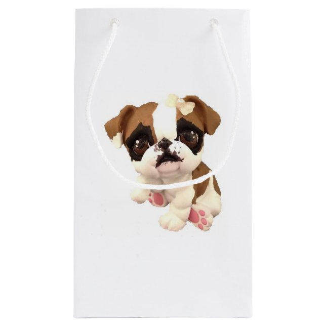 Engelsk bulldog Gift Bag (Baksidan)