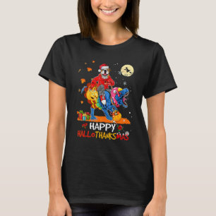 Engelsk Bulldog Glad Hallothanksmas Halloween Tha T Shirt