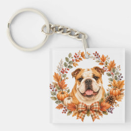 Engelsk Bulldog Höstkrans