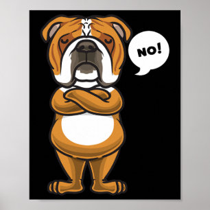 Engelsk Bulldog Hund Poster