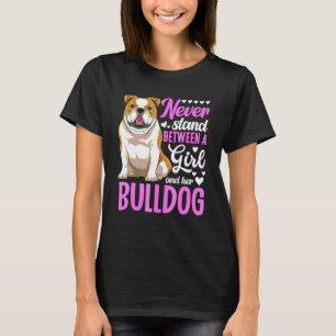 Engelsk Bulldog Hundkläder För Kvinnor Flickor 1 T Shirt