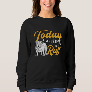 Engelsk bulldog i dag har varit Ruff Vintage under T Shirt