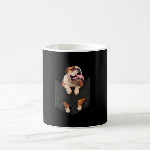 Engelsk bulldog i din Pocket Hundar Älskare Kaffemugg