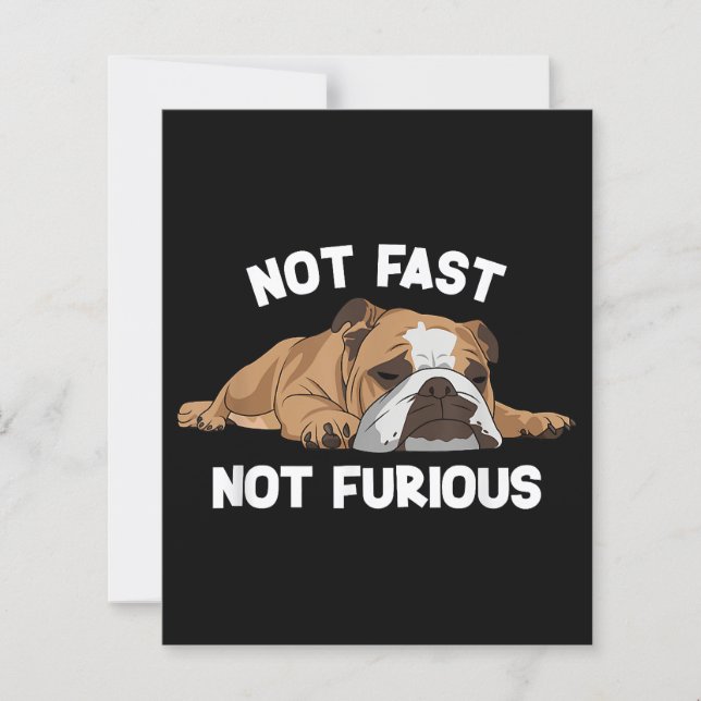 Engelsk bulldog inte snabb, inte felfri funktion (Framsida)