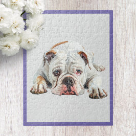 Engelsk Bulldog Jigszle Puzzle Pussel