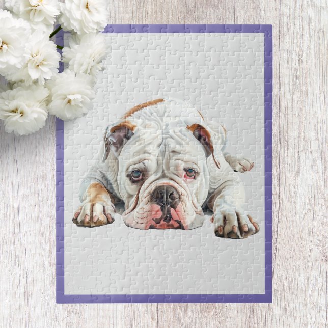 Engelsk Bulldog Jigszle Puzzle Pussel (Skapare uppladdad)