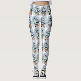 Engelsk bulldog-jul leggings