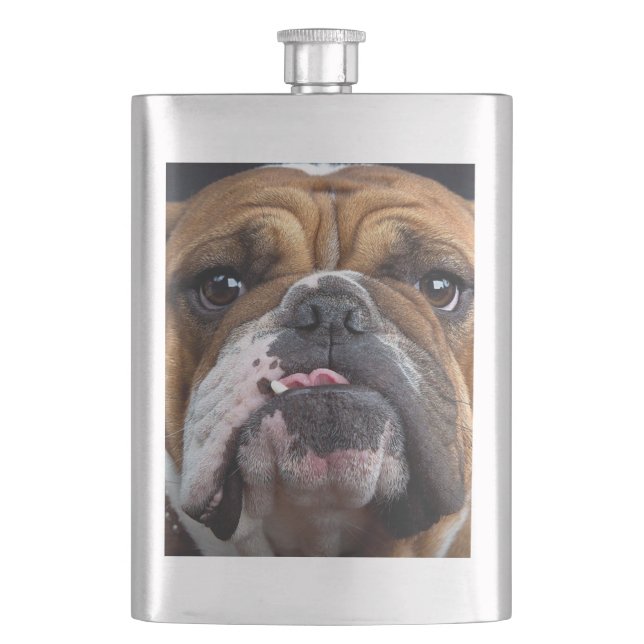 Engelsk Bulldog Kudd Fickplunta (Framsidan)