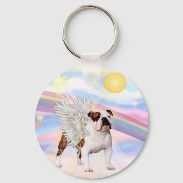 Engelsk Bulldog Nyckelring (Framsida)