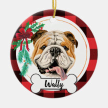 Engelsk bulldog Ornament