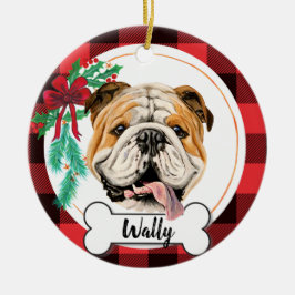 Engelsk bulldog Ornament