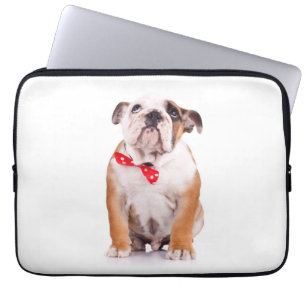 Engelsk bulldog Puppy Hund Computer Fodral Sleeve