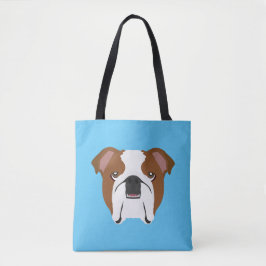 Engelsk bulldog Tote Bag Tygkasse