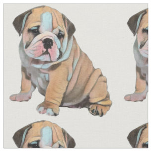 Engelsk bulldog tyg