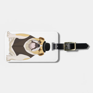 Engelsk bulldogg bagagebricka