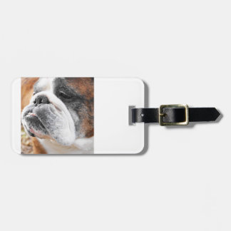 Engelsk bulldogg bagagebricka