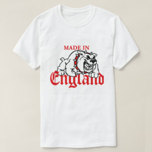 ENGELSK BULLDOGG KARIKATYR TILLVERKAD I ENGLAND T SHIRT