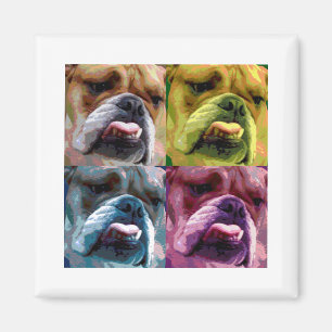 Engelsk bulldogg magnet