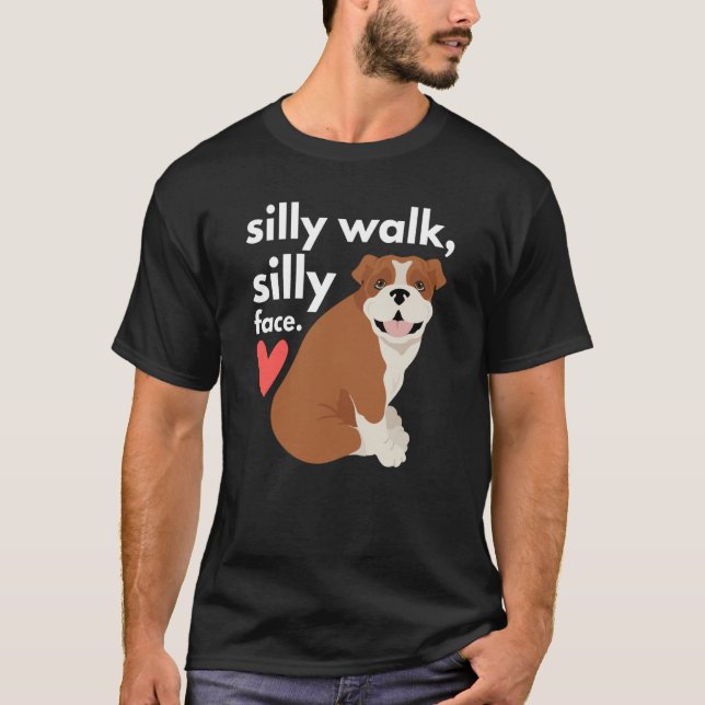 Engelsk Bulldogg Squishy Face Squishy Rumpa  1 T Shirt (Framsida)
