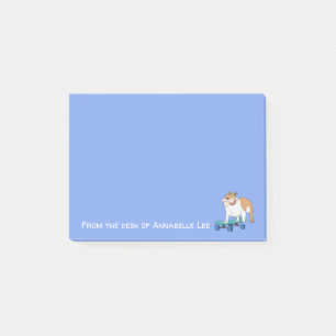Engelsk bulldoggBoarder Post-it Block