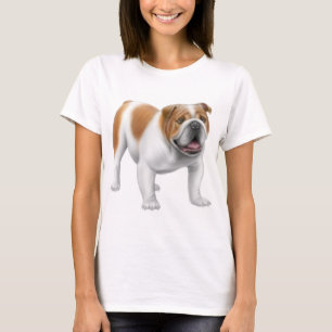 Engelsk bulldoggdambaby - dockaskjorta t-shirt