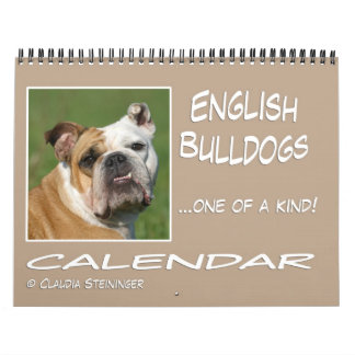 Engelsk bulldoggkalender 2011 kalender