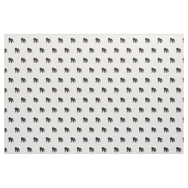 Engelsk bulldoggkärlek tyg (Yard)