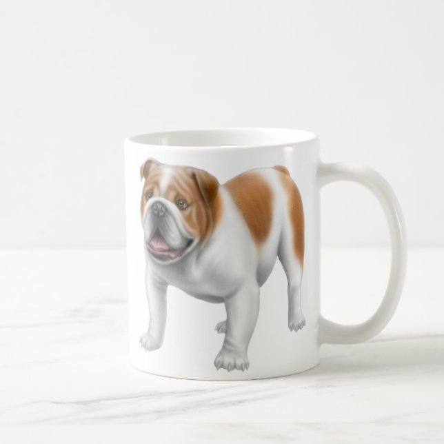 Engelsk bulldoggmugg kaffemugg (Höger)