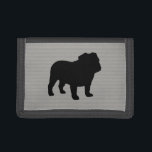 Engelsk bulldoggSilhouette<br><div class="desc">Svart hundSilhouette</div>