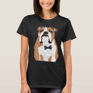 Engelsk bulldoggT-tröja för gentleman för hund T Shirt