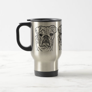 Engelsk bulldoggtravel mug resemugg