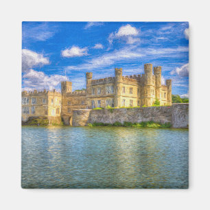 Engelsk Castle Art Magnet