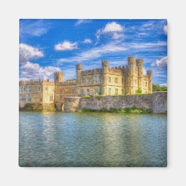 Engelsk Castle Art Magnet (Framsidan)