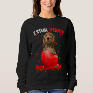 Engelsk Cocker Spaniel Hund Jag Stjäl Hjärta Söt V T Shirt