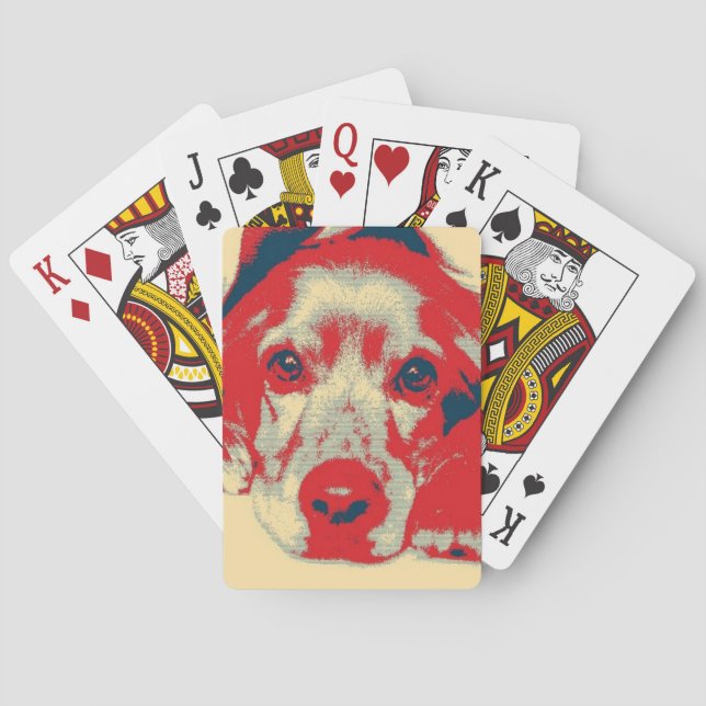 Engelsk cocker spaniel, Hund, marionett Casinokort (Baksidan)
