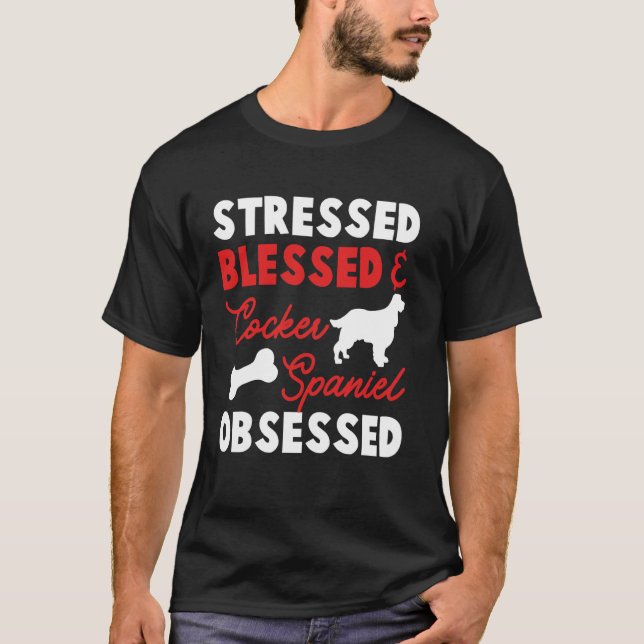 Engelsk Cocker Spaniel Hundmamma  1 T Shirt (Framsida)
