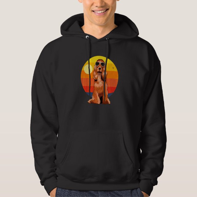 Engelsk Cocker Spaniel Hundras  2 Hoodie (Framsida)